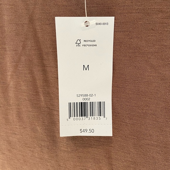 Banana Republic Sandwash Modal Ruched-Sleeve Top - Picture 5 of 6